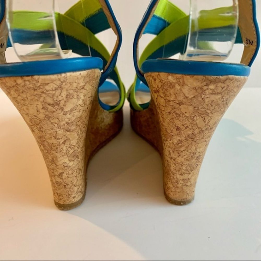 CL by Laundry Stretchy Strap Wedge Heels 8 - Picture 5 of 9